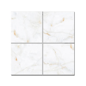 Carreaux de sol en céramique pour la maison, vente en gros, 600 x 600, salle de bain, entièrement polis, blanc neige, carreaux de sol en porcelaine émaillée pour salon - Product Image 3