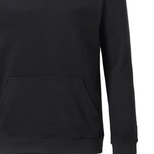 Sweat-shirt personnalisé en chenille noire d'hiver, imprimé délavé à l'acide, à manches longues, avec poche kangourou, lettres grecques, pour femmes - Product Image 4