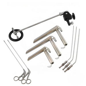 Set de Laringoscopio Rígido Manual Jamso Industries, 9 Piezas, Instrumentos de Examen de Vía Aérea ORL, Acero Inoxidable Reutilizable - Product Image 2