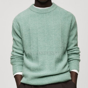 Pull en maille coupe ample en promotion en ligne – Pull en maille pour adulte en promotion – Pull pour homme sur mesure - Product Image 2