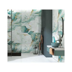 กระเบื้องลายหินอ่อนเคลือบเงาขนาดใหญ่ 600x1200 มม. คุณภาพดีระดับมืออาชีพ กันน้ำ ทนไฟ หนา 9 มม. กันลื่น - Product Image 2