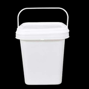 Premium 3L White Square PP Plastic Pail Airtight <b>Swing</b> <b>Top</b> Container for Chemical Packaging - Product Image 3
