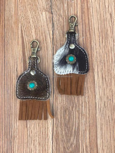 พวงกุญแจหนังแท้หรูหรา - Product Image 3