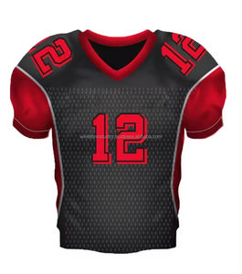 Jersey de Fútbol Americano Profesional 2025, Nuevo Estilo, Alta Calidad, Duradero, Spandex/Algodón, Transpirable, Colores y Logotipo Personalizables, para Hombre - Product Image 2