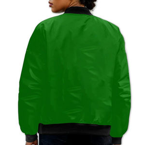 New Sorority University Wear Bomber <b>Jacket</b> Custom Logo Embroidered Zipper Varsity Satin <b>Jacket</b> Women Greek Sorority Coat OEM - Product Image 4