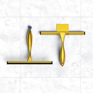 Ensemble de raclettes de douche en acier inoxydable de 14 pouces, raclette polyvalente pour portes de douche, miroirs, carreaux, voiture - Product Image 4
