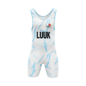 Combinaison de lutte américaine professionnelle pour hommes, 100% polyester, légère, extensible dans quatre directions, respirante, combinaisons personnalisées - Product Image 6