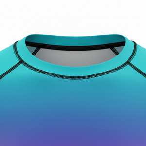 เสื้อรัดกล้ามเนื้อแบบซับลิเมชั่นสั่งทำพิเศษ ผู้ผลิต OEM รับผลิตแบรนด์ส่วนตัว เสื้อคอมเพรสชั่นสำหรับ MMA BJJ ยิวยิตสู ชุดฝึกซ้อมกีฬาสำหรับผู้ชาย - Product Image 4