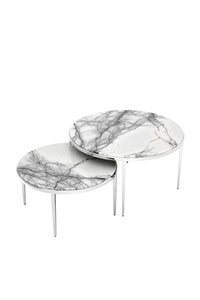 TABLE basse moderne en métal avec SOFA CENETR, meuble de salon, en marbre, meilleure vente - Product Image 2