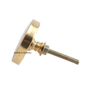 Perilla de cajón de metal de latón de hueso marrón para todo tipo de muebles, para cocina, dormitorio, tocador, baño, sala de estar, uso, novedad - Product Image 3