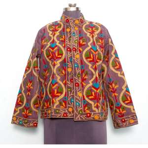 Vestes Cotrise Brodées en Gros, Manteau Unisexe pour l'Automne, Veste Courte Ethnique Cotrise, Veste à Broderie Parfaite - Product Image 1