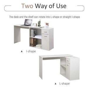 Scrivania da Gaming in Acciaio Inossidabile e Legno con Libreria, Altezza Regolabile e Design Ergonomico - Product Image 4
