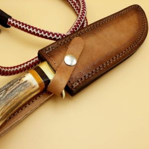 Cuchillos de Caza de Alta Calidad con Hoja Fija de Espiga Completa y Mango Cómodo para Acampar al Aire Libre, Supervivencia en la Naturaleza y Bushcraft - Product Image 3
