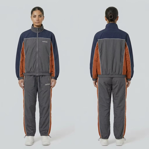 Chándal Cortavientos Transpirable para Hombre - Traje Deportivo con Cremallera Completa para Deportes, Pedido al por Mayor - Product Image 1