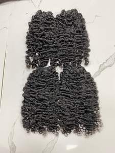 Birman Bouclés Double Dessiné 100% Extensions de Cheveux Humains Pas de Cuticule Chimique Aligné Tissage Cheveux Prix de Gros pour les Femmes Noires - Product Image 4