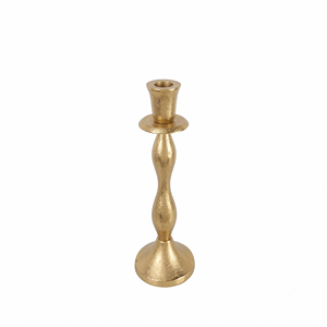 Candelabro de Metal Plateado de Lujo con Base Esculpida, Elegante Portavelas Decorativo para Decoración de Mesa de Comedor - Product Image 6