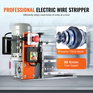 Macchina Automatica Elettrica da 750 W per Spellatura Cavi da 0,06 a 1,57 Piedi, Attrezzatura per Riciclaggio Metalli - Product Image 2