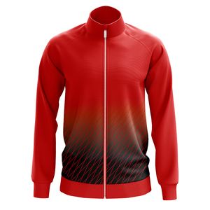 Custom Football Warmup <b>Jacket</b> Coated Stand Collar Front Logo Soft Breathable Polyester Running Fitness Daily Men's <b>Jacket</b> - Product Image 3