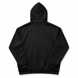 Sudadera con capucha personalizada para hombre con pedrería, corte y confección, lavado ácido, oversize, tipo pullover, con apliques y patchwork, corte holgado, estilo desgastado - Product Image 2