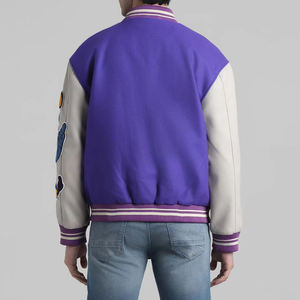 Veste de style universitaire brodée sur mesure avec des détails de broderie complexes et des éléments personnalisés - Product Image 3