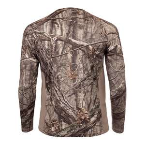 Best Quality Stylish Hunting Long Sleeve Camouflage T Shirts Cotton Polyester Blend Outdoor Custom Full Sleeve Hunting T Shirts - Product Image 3