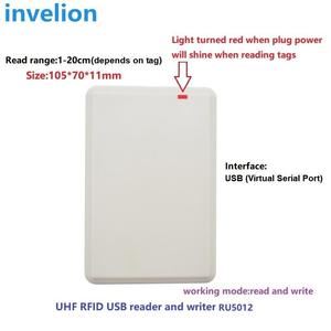 Lector y Grabador RFID UHF de Escritorio Invelion a Precio Económico, de Corto Alcance, con Interfaz USB HID y SDK Gratuito - Product Image 1