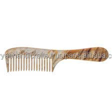 Peines de cuerno tipo láser de primera calidad, lujosos accesorios de aseo con embalaje personalizado directo del proveedor indio para uso doméstico - Product Image 4