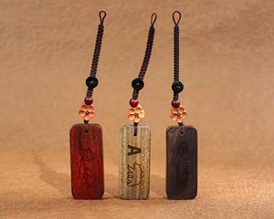 Matte Finish Wooden <b>Key</b> Chains Non Glossy Wooden <b>Key</b> Chains Solid Color Wooden <b>Key</b> Chains <b>Custom</b> Factory Wholesale Item Use Wood - Product Image 1