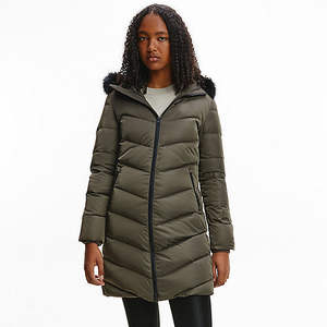 Chaqueta de Invierno Corta Acolchada con Cierre, Ecológica, Resistente al Viento, para Mujer, de Alta Calidad, al por Mayor - Product Image 1