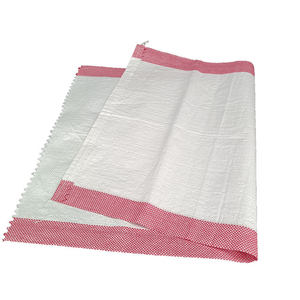 Sac tissé en PP à bouche ouverte avec fond cousu pour emballage en vrac 25kg 50kg, structure plate, fabricant vietnamien - Product Image 5