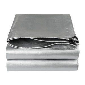 Tissu industriel imperméable de rouleau de couverture de camion de PVC de haute qualité avec la technique colorée d'armure de bâche tissée par modèle enduit - Product Image 3