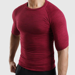 <b>Men</b> Slim Fit <b>Compression</b> T-<b>Shirt</b> Breathable Quick Dry Workout Gym Running Sportswear <b>Men</b> Bodybuilding <b>Compression</b> <b>Shirt</b> - Product Image 2