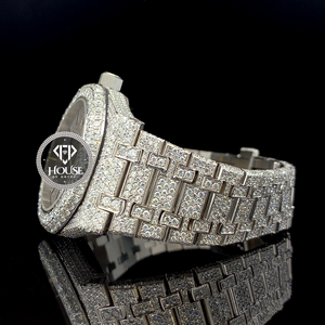 Reloj de Lujo para Hombre con Diamantes, de Acero Inoxidable, Analógico, Automático, con Caja Redonda y Esfera Decorada - Product Image 4