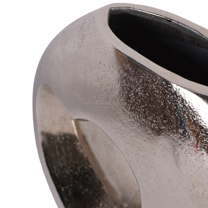 Esme corazón florero de aluminio fundido florero aluminio plata fundición superventas - Product Image 4