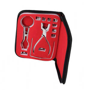 Kit de Dique de Goma Dental, Instrumentos Quirúrgicos Dentales, Juego de 12 Piezas de Acero Inoxidable, Sistema de Aislamiento Profesional para Clínica Dental - Product Image 4