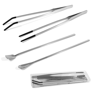 Kit de Herramientas de Acuarios de Acero Inoxidable de Alta Calidad, Tijeras para Recortar Plantas Acuáticas, Pinzas, Espátula, Juego de Herramientas - Product Image 1