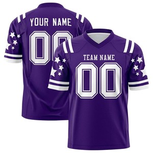 Camiseta de Fútbol Americano Juvenil, Sublimación Completa, Uniforme Deportivo Personalizado para Clubes y Prácticas, Proveedor de Fábrica - Product Image 6