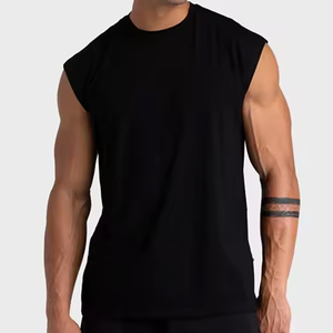 OEM Custom Ribbing Sleeveless Running Tank Tops <b>Cheap</b> Price Men Tank Top Cotton Spandex Sleeveless T-shirts Homme Tank Top - Product Image 6