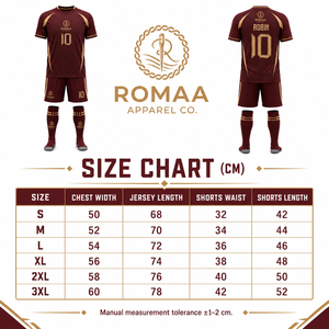 Tenue de football personnalisée bordeaux et or, maillot, short et chaussettes de qualité supérieure, sublimés, antibactériens, séchage rapide, pour équipes de football - Product Image 6