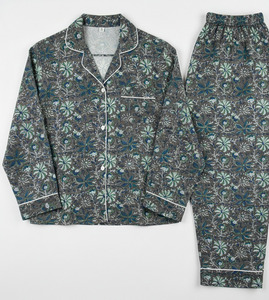 Hand Block Print Cotton <b>Womens</b> Pajama Set Traditional Printed Nightwear Wholesale Manufacturer India - Product Image 1