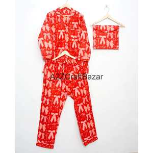 Camisa Bohemia Romántica con Estampado Floral, 100% Algodón, Manga Corta, Cuello Camisero, Cierre Elástico en la Cintura, Transpirable, Suave para Invierno - Product Image 1