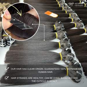 Extensiones de Cabello Humano Remy Vietnamita 100% de Alta Calidad, Sin Enredos, Sin Caída, Doble Trama a Máquina, Liso, 100g, Venta al por Mayor - Product Image 4