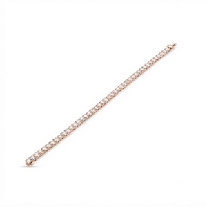 Wholesale DEF Color VS VVS Clarity Round Brilliant Cut Lab Diamond IGI Certified 10K 14K 18K <b>Solid</b> <b>Gold</b> Elegant Tennis Bracelet - Product Image 2