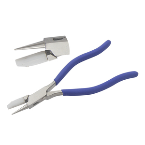 180mm Flat Nose Plier Nylon Jaw Spring Matt <b>Foam</b> Handles for Crimping Jewelry Making DIY <b>Crafting</b> OEM Customizable Joint Box - Product Image 1
