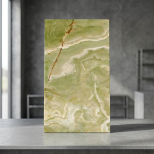 Carreaux de sol en porcelaine vert Liva Home Wall 600x1200mm Le sol en marbre noir en céramique ressemble à des carreaux de porcelaine Carreaux muraux brillants - Product Image 5