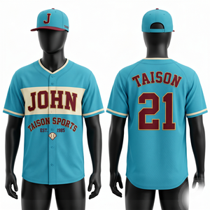 Retro Baseball Jersey 180 GSM Premium Polyester Mesh Olive Ivory Raglan Panel Custom Embroidery Sublimation - Product Image 6