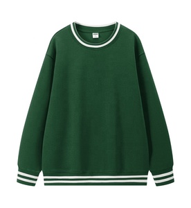 เสื้อสเวตเชิ้ตผ้าผสมโพลีเอสเตอร์และคอตตอนลายทาง ทรงลำลอง คอกลม ใส่ได้ทั้งผู้ชายและผู้หญิง เหมาะสำหรับใส่ในชีวิตประจำวัน - Product Image 3