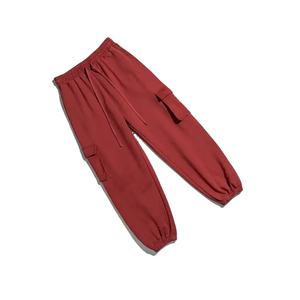 Pantalones Deportivos Personalizados al por Mayor con Logotipo Impreso, Corte Holgado, Pierna Ancha, Color Sólido, 100% Algodón, Cintura Media, Diseño Unisex - Product Image 1