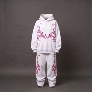 Chándal Urbano de Invierno Personalizado Unisex, Ecológico, Tallas Grandes, Resistente, Transpirable, Lavado Ácido, 20% Poliéster, 80% Algodón - Product Image 5