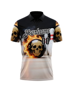 Polo unisexe personnalisé de votre marque – Fournisseur ODM de polos uniformes colorés pour le golf et le bowling - Product Image 2